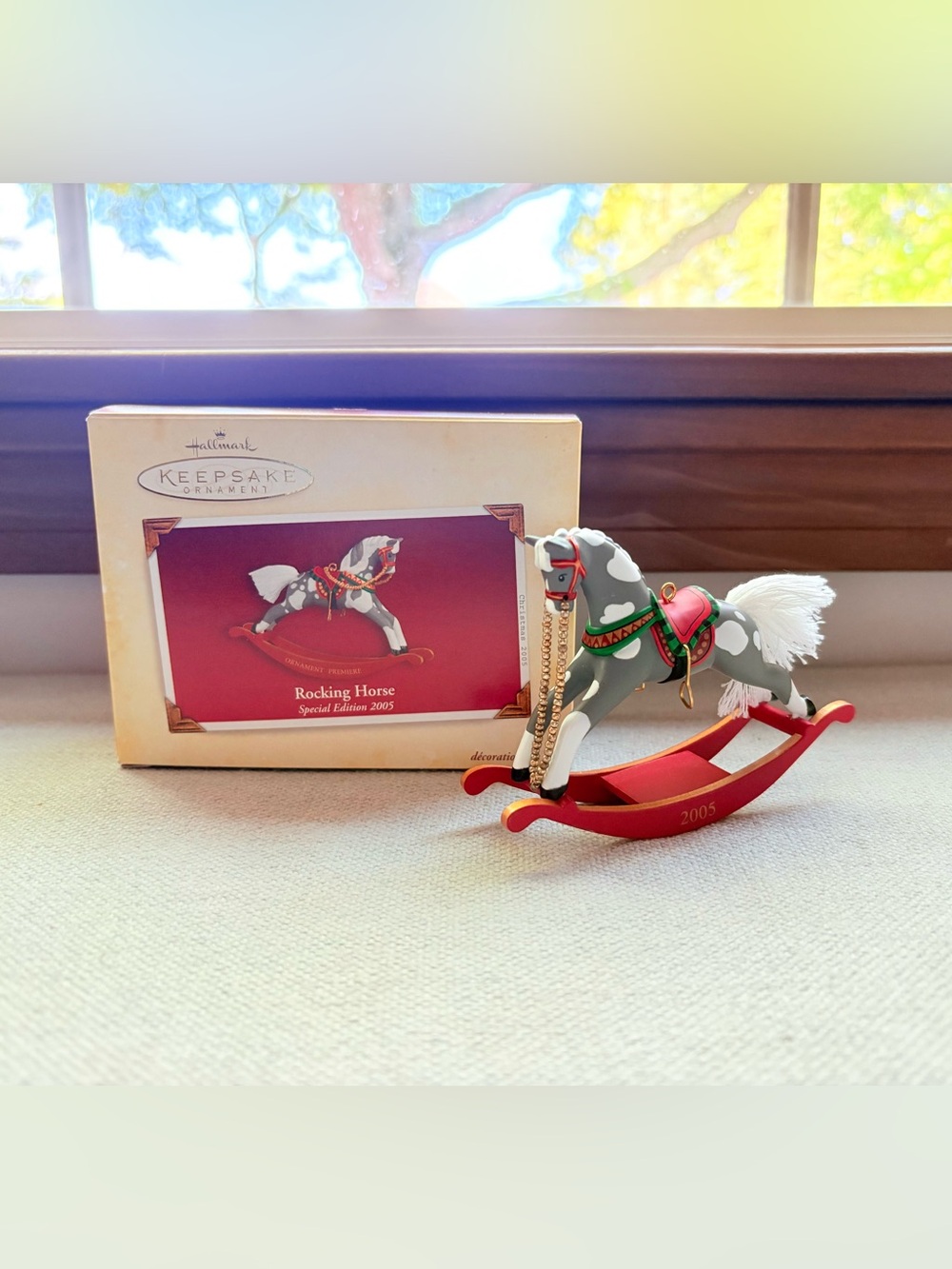 🎠 Hallmark Rocking Horse Special Edition 2005 Keepsake Ornament 🎠